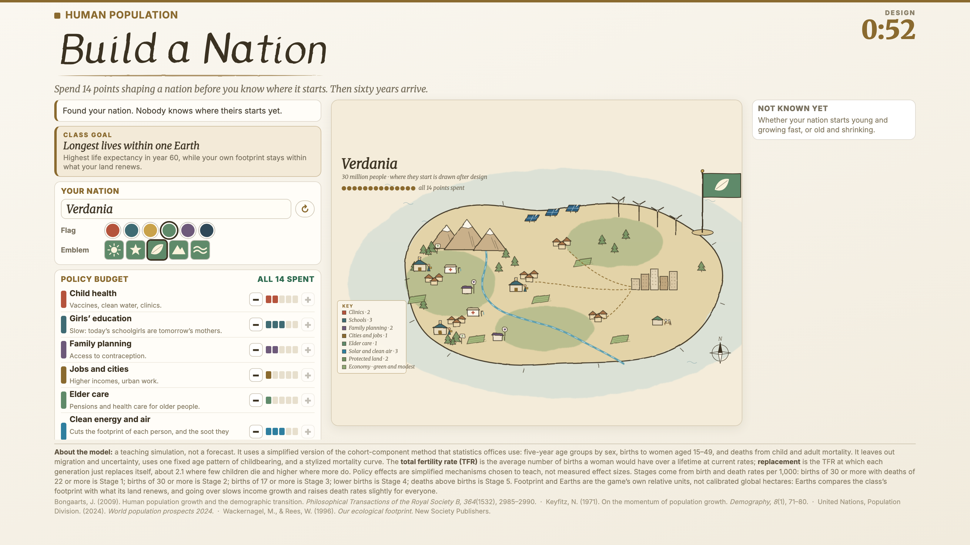A frame from the Build a Nation Demo